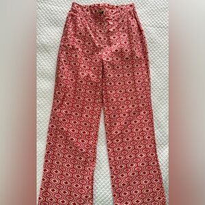 Garance Luisa wide leg printed pant Sz M NWT